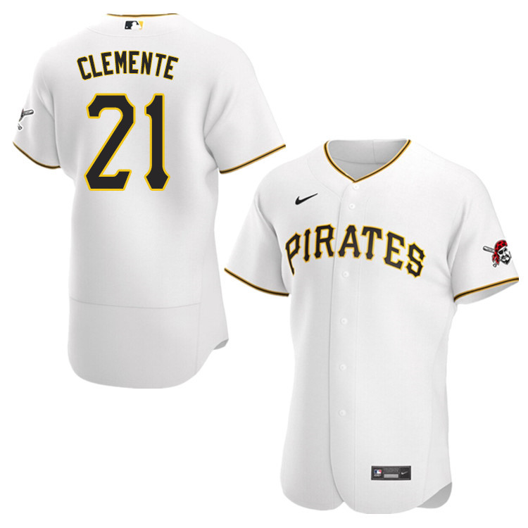 Nike Men #21 Roberto Clemente Pittsburgh Pirates Baseball Jerseys Sale-White
